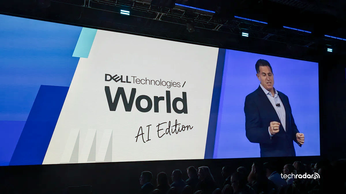 Dell Technologies World keynote stage